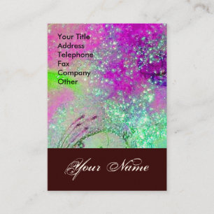 CARTE DE VISITE JARDIN DES OMBRES PERDUES STAR DUST MONOGRAM 1