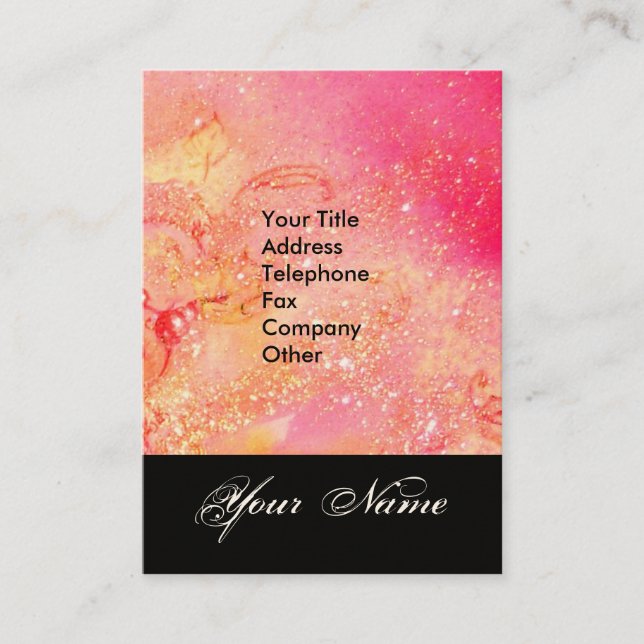 CARTE DE VISITE JARDIN DES OMBRES PERDUES STAR DUST MONOGRAM 1 (Devant)