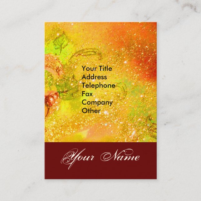 CARTE DE VISITE JARDIN DES OMBRES PERDUES STAR DUST MONOGRAM 1 (Devant)