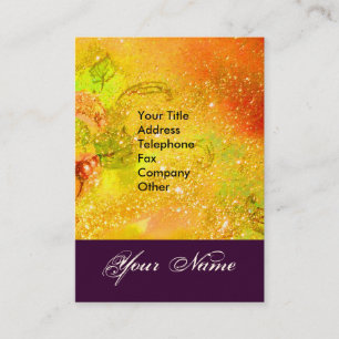 CARTE DE VISITE JARDIN DES OMBRES PERDUES STAR DUST MONOGRAMME 1