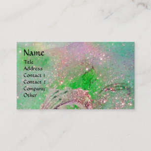 CARTE DE VISITE JARDIN DU MONOGRAMME PERDU DE PAPILLON D'OMBRES