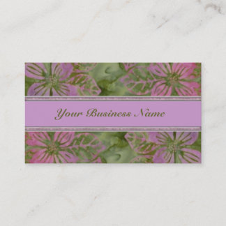 Carte de visite Jardin Vintage
