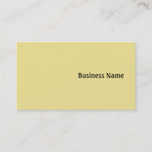 Carte De Visite jaune