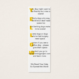 Carte de visite "Jaune"