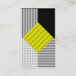 Carte De Visite Jaune moderne