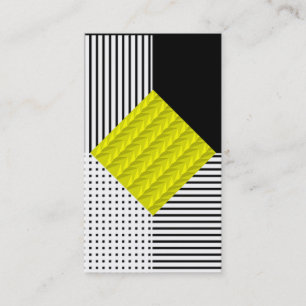 Carte De Visite Jaune moderne