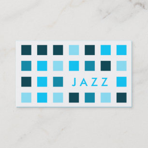 Carte De Visite JAZZ (carrés modernes)