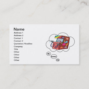 Carte De Visite Je jouerais plutôt des jeux électroniques