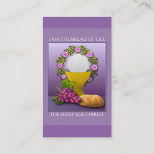 Carte De Visite Je suis le pain de la vie - Sainte Eucharistie