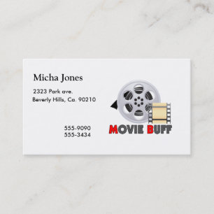 Carte De Visite Je suis un cuir épais de film