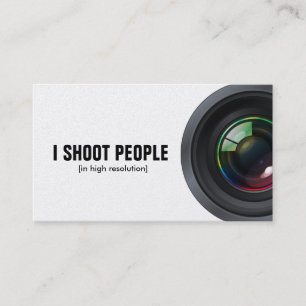 Carte De Visite Je tire des personnes - photographe