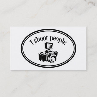 Carte De Visite Je tire le rétro appareil-photo B&W de la