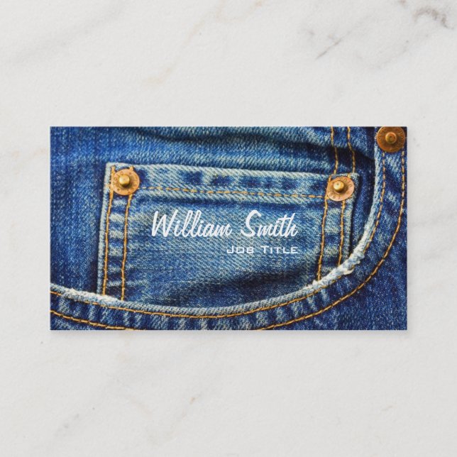 Carte De Visite Jean Cool Business Cards (Devant)