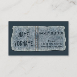Carte De Visite jeans