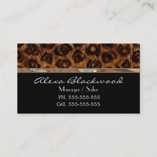 Carte De Visite Jekyll Classique Unique Professionnel (Devant)