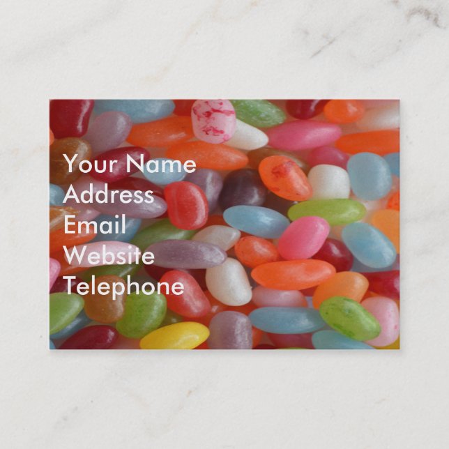 Carte De Visite Jelly Bean (Devant)