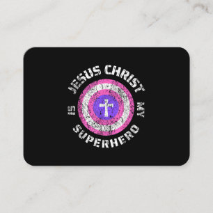 Carte De Visite Jésus Christ est mon super-héros Jésus
