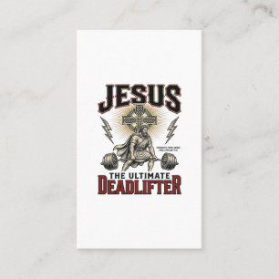 Carte De Visite Jésus Le Levreur De Poids Ultime Chemise Chrétienn