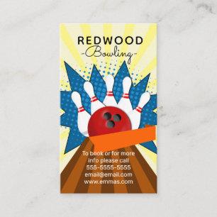 Carte De Visite Jeu de quilles à 10 broches