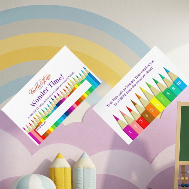 Carte De Visite Jeu d'encouragement pour les jeunes de l'école pré (Créateur téléchargé)