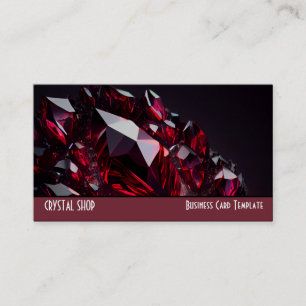 Carte De Visite Jewel Gemstones Red Ruby