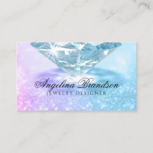 Carte De Visite Joaillier en diamant brillant Designer de bijoux_1