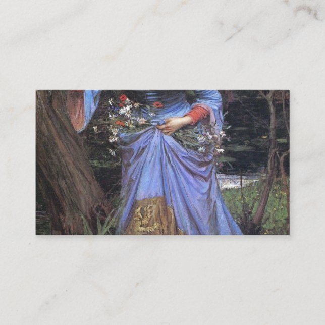 Carte De Visite John William Waterhouse - Ophelia (Devant)