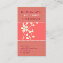 Carte De Visite Joli été floral