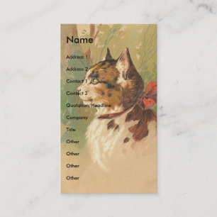 Carte De Visite Joli Kitty Vintage