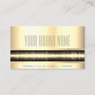 Carte De Visite Joli Luxe Elegant Gold Glamor Modèle photo