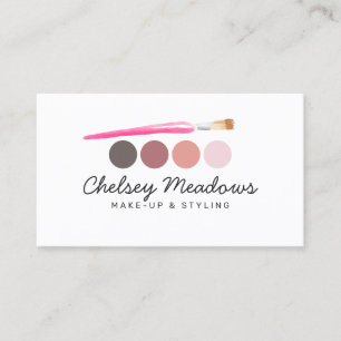 Carte De Visite Joli maquillage de palette d'ombre