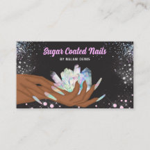 Joli ongles de Parties scintillant Holographique