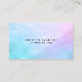 Carte De Visite Joli Pastel Mère de Pearl Elegant