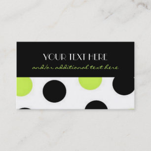 Carte De Visite Joli pois