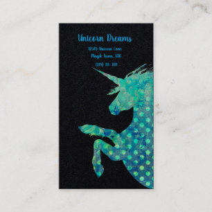 Carte De Visite Jolie Boho Unicorn