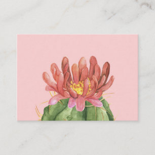 Carte De Visite Jolie fleur succulente