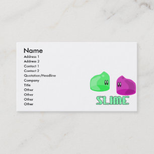 Carte De Visite jolie petite slime