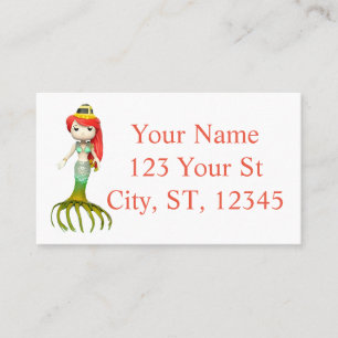Carte De Visite Jolie sorcière de sirène Déplaisante Thunder_Cove