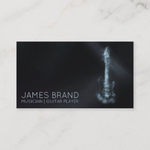 Carte De Visite Joueur de guitare musicien