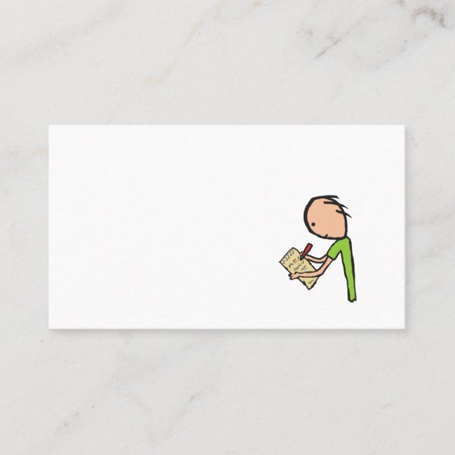 Carte De Visite Journaliste (Devant)