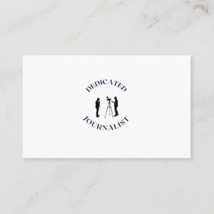 CARTE DE VISITE JOURNALISTE DÉVOUÉ