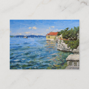 Carte De Visite Journée ensoleillée sur le lac de Constance (Allem