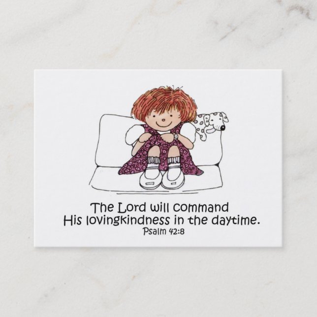 Carte De Visite Journée et appel potelés (Devant)