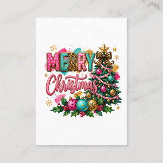 Carte De Visite Joyeux Noël prépa