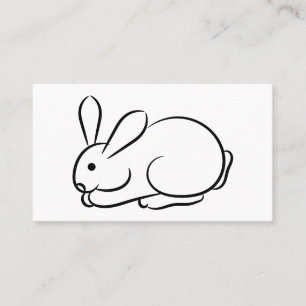 Carte De Visite Juste un lapin