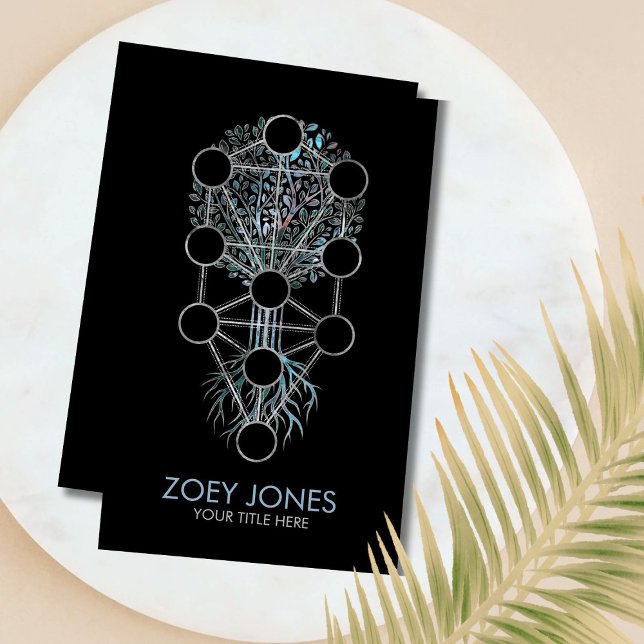 Carte De Visite Kabbalah L'Arbre de la Vie (Créateur téléchargé)