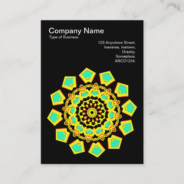 Carte De Visite Kaleidoscopic 110714(14) (Devant)