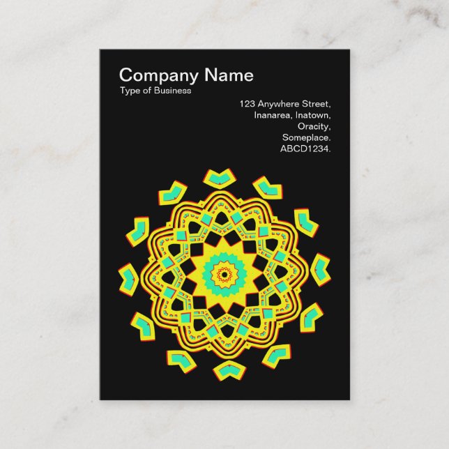 Carte De Visite Kaleidoscopic 110714(2) (Devant)