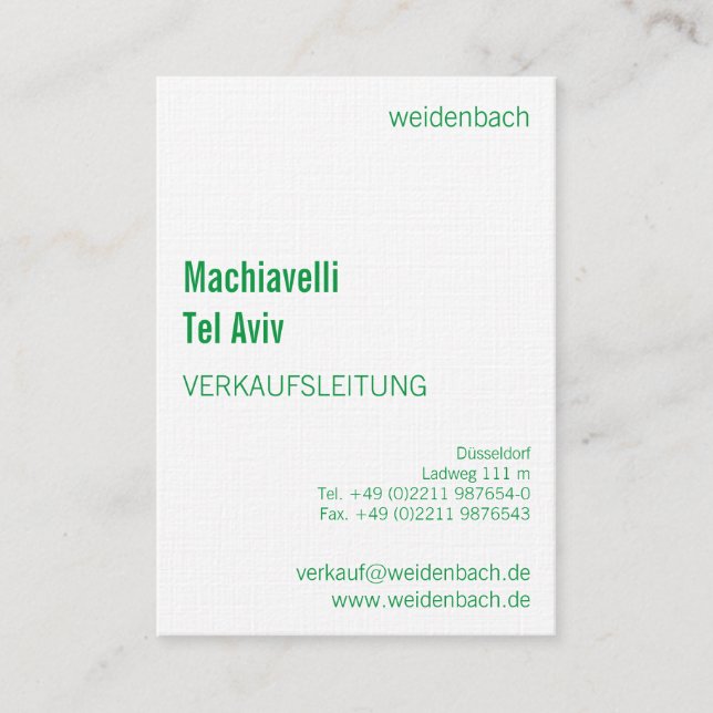 Carte De Visite Kartenhaus | Ungewöhnliche Geschäftsausstattung (Devant)