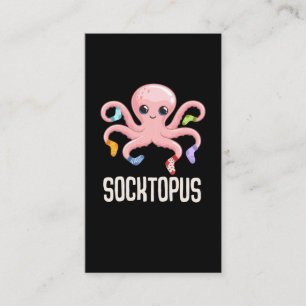 Carte De Visite Kawaii Octopus Cute Kraken Amoureux des animaux de